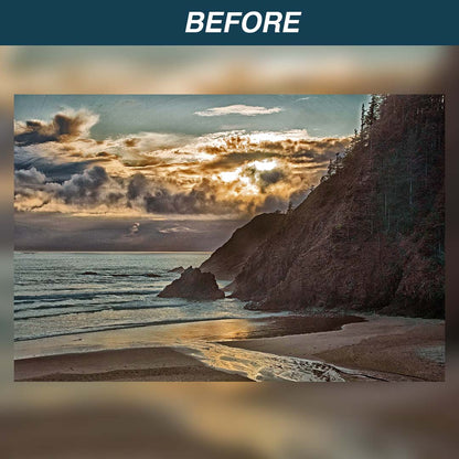 Before Gel Treatment - Atlanta Canvas and Print